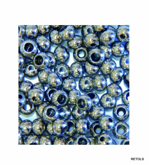 4637/2 Byron Nickel beads 4.0mm 100pcs.