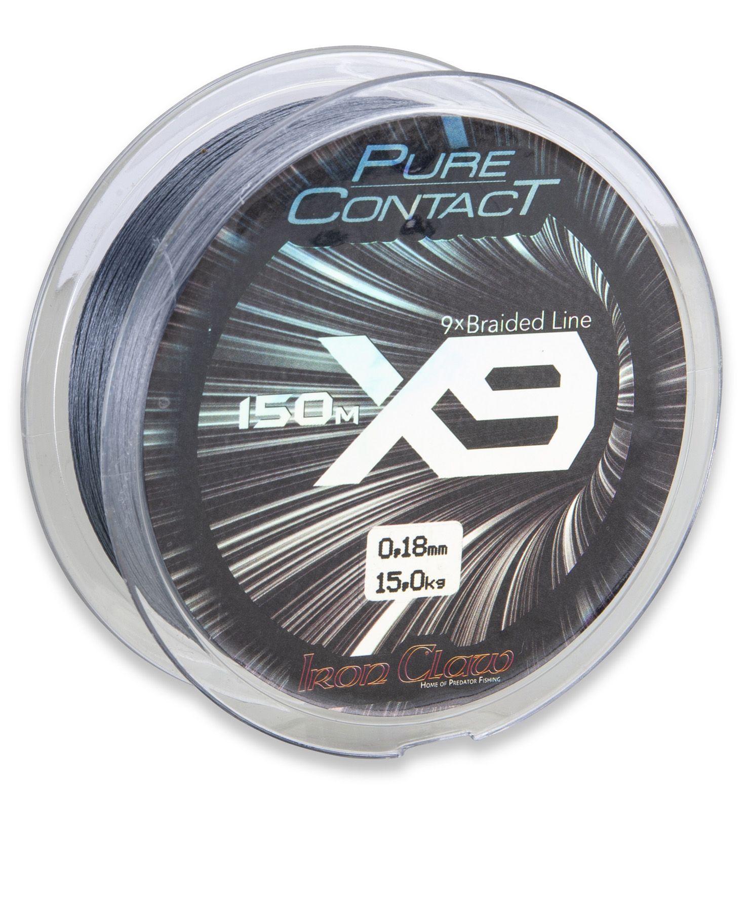 IRON CLAW Pure Contact X9 Grey 150m 0,24mm
