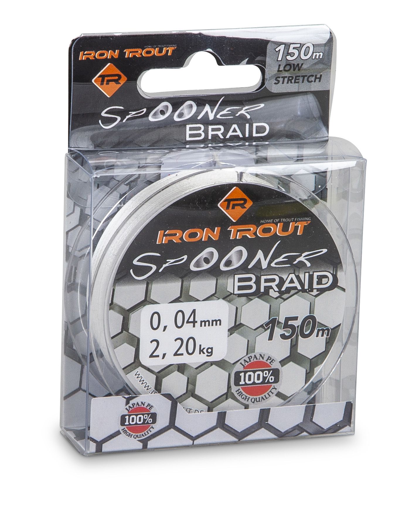 IRON TROUT Spooner Braid 0,06mm White 150m