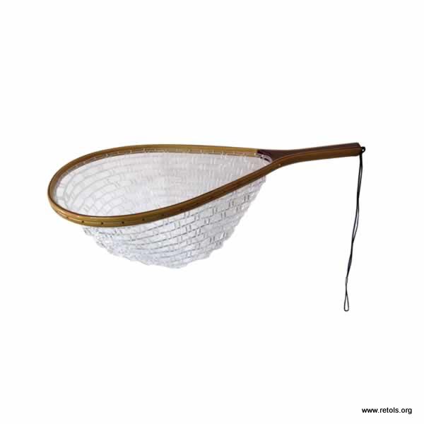 Wooden net with silicone mesh