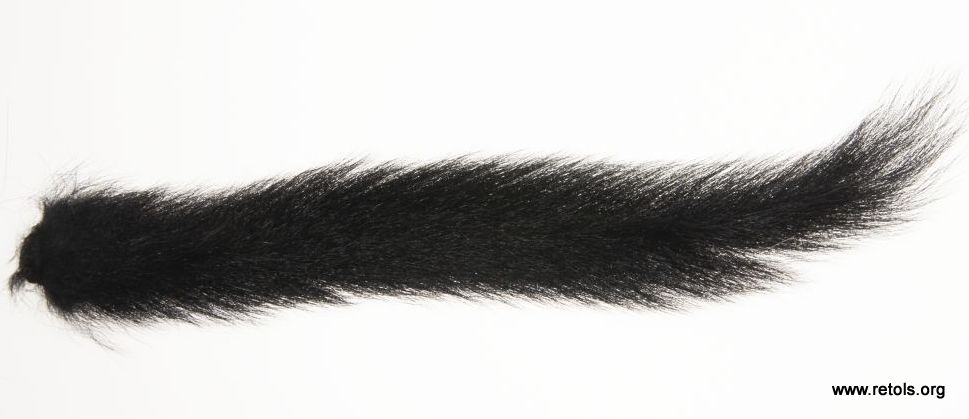 4627 squirrel tail-Black