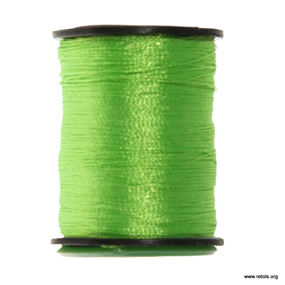 4741/16 Byron Universal Tying Silk - fluo green