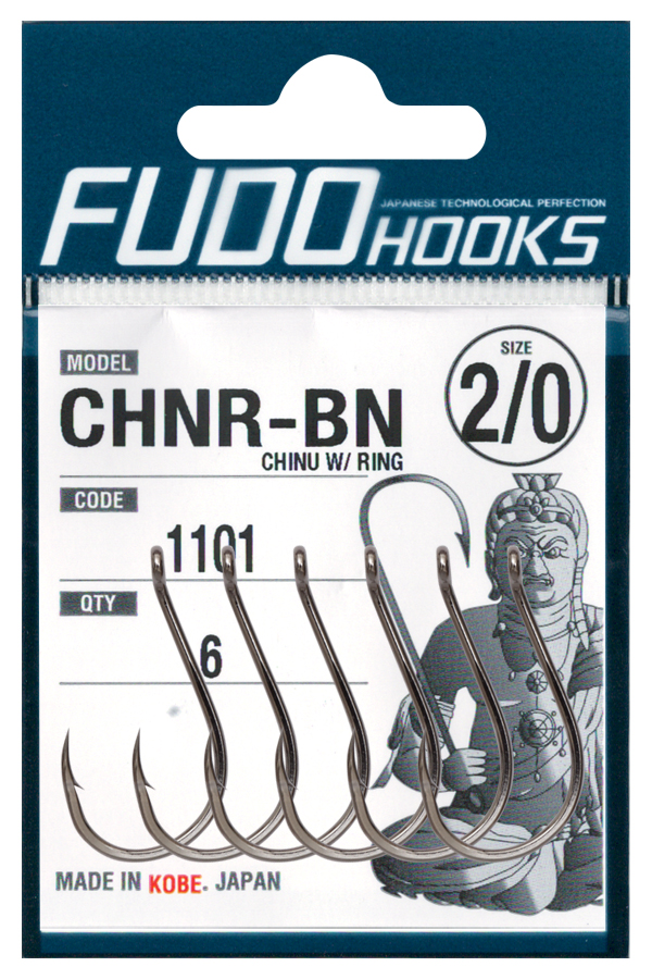 Fudo Chinu W/Ring 1/0 - black nickel